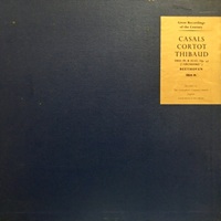 HMV : Cortot - Beethoven Piano Trio No. 7